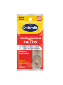 Parches adhesivos blancos para callos, ideales para niños, alivio instantáneo en actividades diarias.