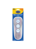 Plantillas blancas Dr. Scholl’s, estilo práctico y cómodo, adaptables a zapatos de talla 36 a 40 para mujeres.