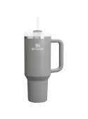 Vasos gris de acero inoxidable, diseño ergonómico, perfecto para mantener la hidratación en aventuras.