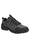 zapatilla gris outdoor con interior acolchado para comodidad prolongada y lengüeta diseñada para un calce cómodo.