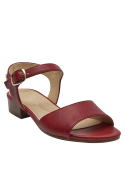 Sandalia de mujer burdeos ideal para eventos semi-formales y casuales.