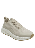 zapatilla beige de mujer, ideal para combinar con jeans o vestidos
