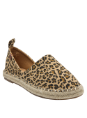 Alpargata casual de mujer, estampado leopardo, tendencia actual para destacar en cualquier conjunto.
