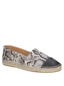 Calzado de cuero para mujer, tendencia estampado animal, adecuado para primavera y verano.