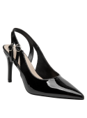 Stiletto femenino de material sintético, ideal para combinar con outfits elegantes.