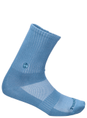 Textura suave de calcetines azules unisex para uso diario.