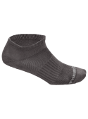 Calcetines clásicos grises unisex que ofrecen resistencia y confort gracias a su mezcla de materiales.