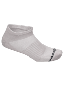 Mezcla suave de algodón, poliéster y elastano en calcetines unisex versátiles.