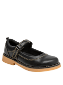 Zapato Escolar Cuero Niña (34 Al 40)