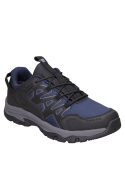 Zapatilla outdoor unisex azul con diseño robusto, ideal para trekking y senderismo.