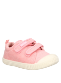 Zapatilla sintética rosada para niña, estilo urbano, adecuada para combinar con ropa casual.