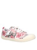 Zapatilla urbana blanca para niña, estilo casual, ideal para juegos y paseos.