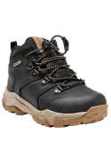 Zapatilla urbana negra para niño, estilo casual, ideal para juegos y paseos.