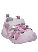 Calzado ergonómico en color rosado, perfecto para días soleados.