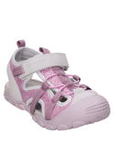Sandalia rosa casual para niña, ideal para actividades al aire libre, diseño cómodo y funcional.