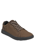 cafés zapatillas de hombre, tacón plano de 3 cm, estilo moderno y relajado