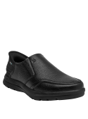 mocasín negro hombre casual EASY FIT, calce adaptable sin necesidad de atar.