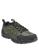 Zapatilla outdoor verde para hombre, fabricada en material sintético, perfecta para el día a día.