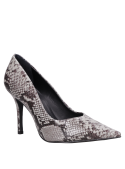Zapato formal de mujer en blanco, tacón aguja de 9.3 cm, perfecto para la oficina o eventos nocturnos.