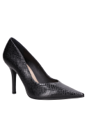 Zapatos de mujer en color negro, estilo formal, perfectos para combinar con vestidos ceñidos.