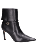 Botín negro para mujer, elegante y sofisticado, recomendado para ocasiones especiales.