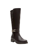 Bota de mujer en cuero con diseño vanguardista, perfecta para elevar tu look diario.