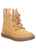 Bota camel con interior suave, diseñada para el juego y la diversión en cualquier ocasión.