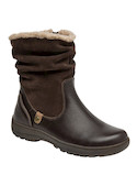 Bota de mujer en color moro, forro de piel que proporciona un toque acogedor y auténtico.