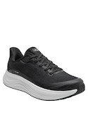 Zapatilla casual negra, material textil, recomendada para un estilo de vida activo y versátil.