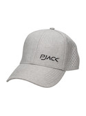 Gorra unisex gris de poliéster reciclado, diseñada para aventuras urbanas.