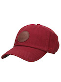 Sombrero burdeos unisex de algodón, estilo relajado, recomendado para días soleados.