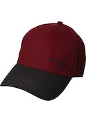 Sombrero unisex rojo de algodón, con seis agujeros de ventilación, recomendado para días soleados.