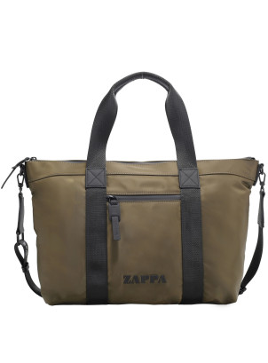 Bolso tote verde casual para mujer, ideal para trabajo y universidad, diseño contemporáneo en nylon.