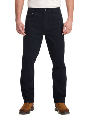Pantalón casual navy para hombre, confeccionado en algodón y spandex, ideal para uso diario.