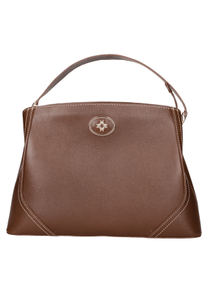 4Cartera de mujer con asa fija y correa ajustable, versátil para diferentes ocasiones.