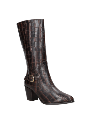 Bota glamorosa para mujer, con diseño sofisticado y silueta refinada.