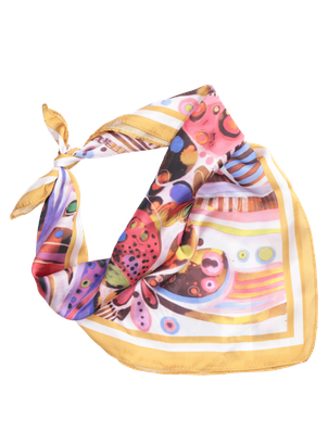 pañuelo multicolor mujer estilo casual ideal como bandana bohemia o turbante
