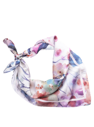 Accesorio rosado para mujer, estilo casual, ideal para complementar outfits, estampado geométrico y floral.