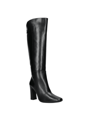 Botas de diseño sofisticado para mujer de MINGO en cuero negro