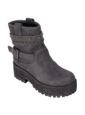 Botin Mujer R255 Bruno Rossi gris