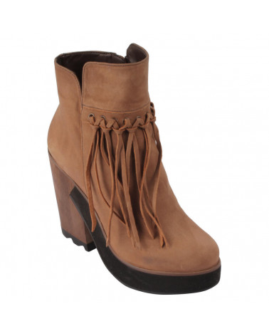 Botin Mujer Y045 Pollini cafe