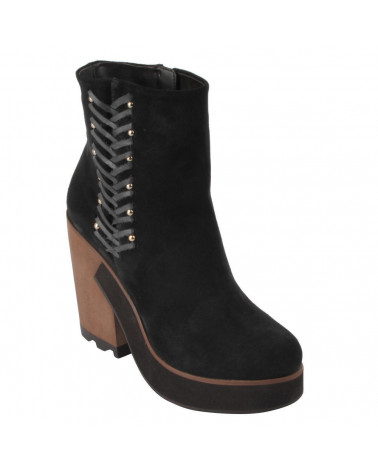 Botin Mujer Y046 Pollini negro