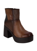 Botin Mujer Y055 Pollini café