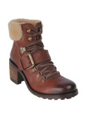 Botin Mujer Y059 Pollini cafe