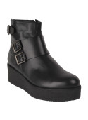 Botin Mujer Y072 Pollini negro