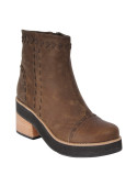 Botin Mujer Y069 Pollini café