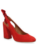 Zapato Mujer Y222 Pollini rojo