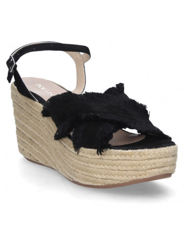 Sandalia Mujer U354 Pollini negro
