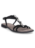 Sandalia Mujer S120 Pollini negro