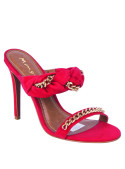 Sandalia Mujer S504 Mingo rojo